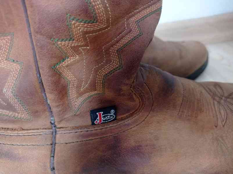 Jezdecké boty Justin, vel. 40, stélka 27 cm - foto 4