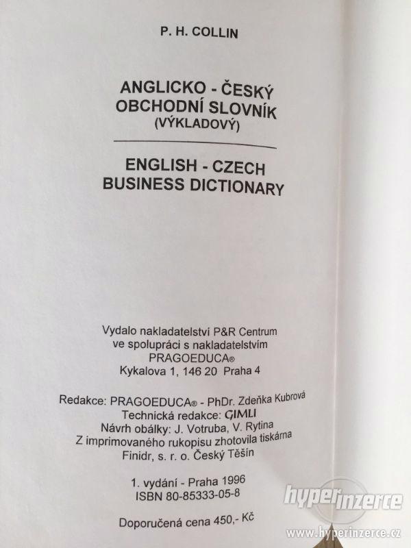 Collin P.H. Anglicko-český obchodní slovník - foto 5