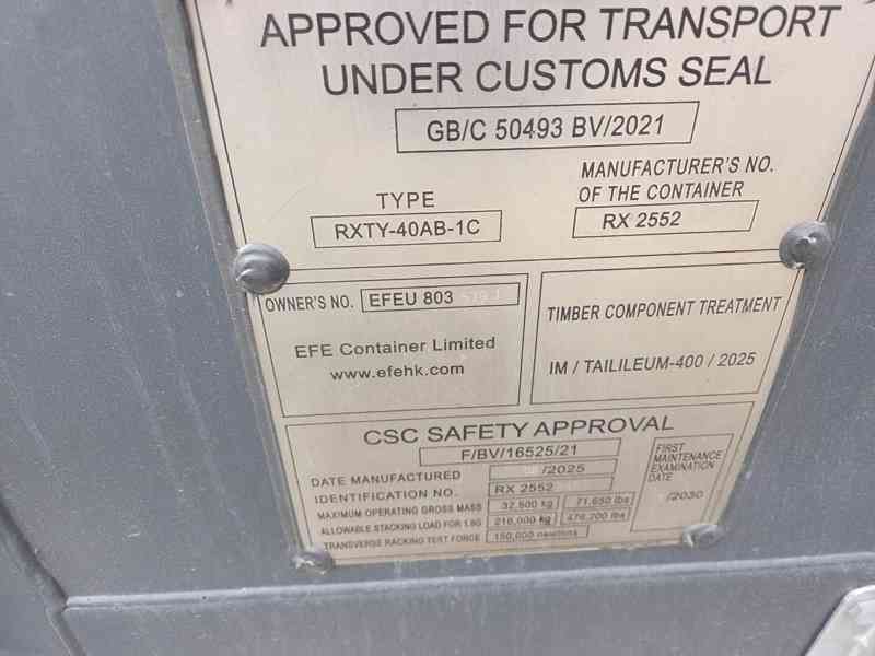 Po první cestě lodní kontejner 40 HC - foto 10