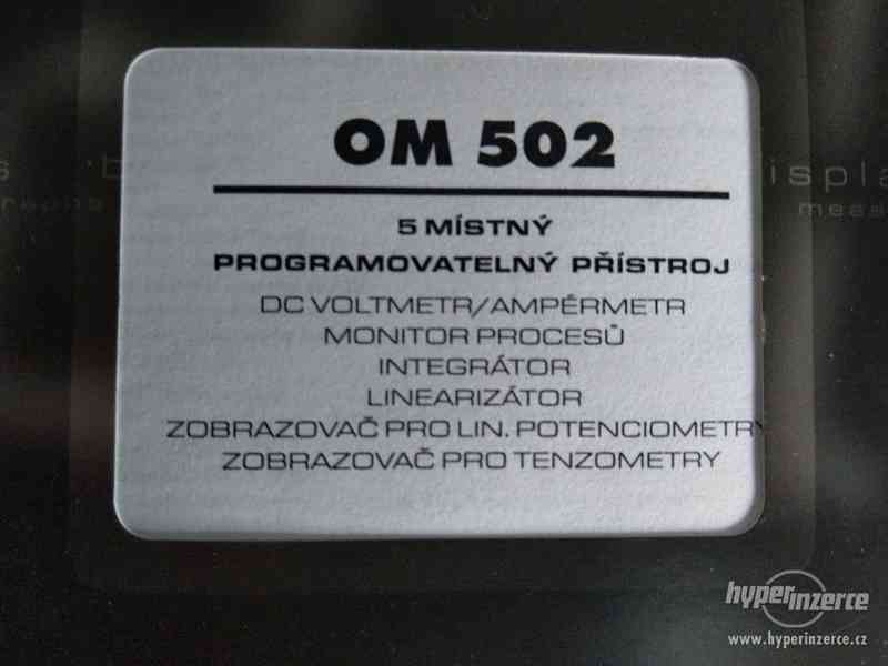 Prodám Programovatelný přístroj OM 502 - foto 2