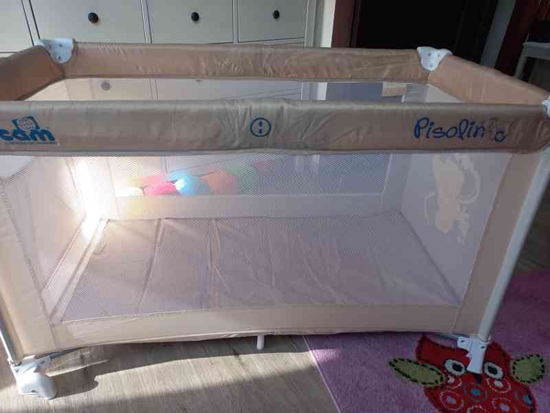 Prodám cestovní postýlku CAM „IL Mondo del Bambino“ - foto 8