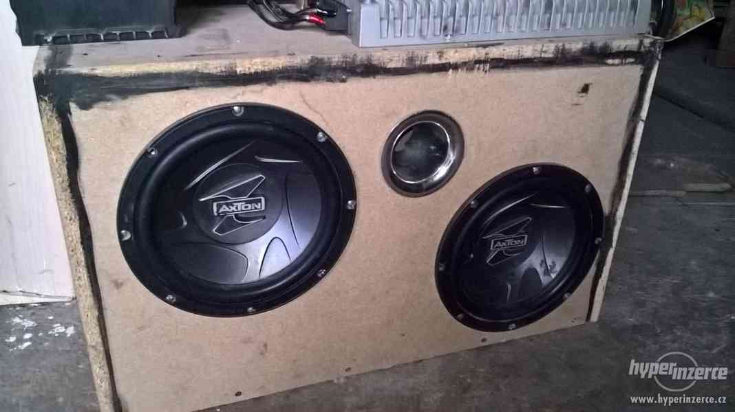 Zesilovac 5kanal a repro 25cm 2x250w rms. - foto 2