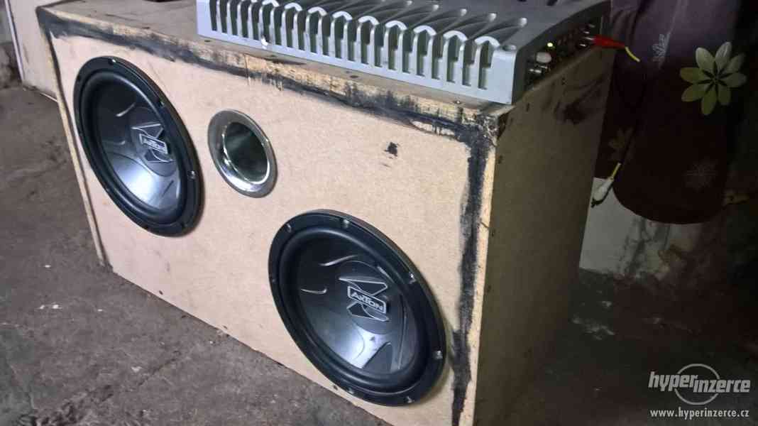 Zesilovac 5kanal a repro 25cm 2x250w rms. - foto 3