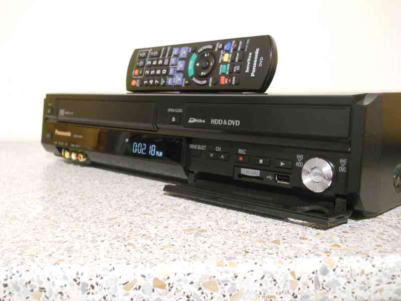 ⚠️ VHS-HDD-DVD rekordér Panasonic DMR EX99 - foto 3