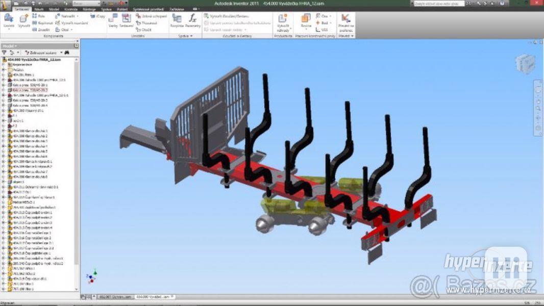 Nabízím zpracování technické, výrobní dokumentace + 3D model