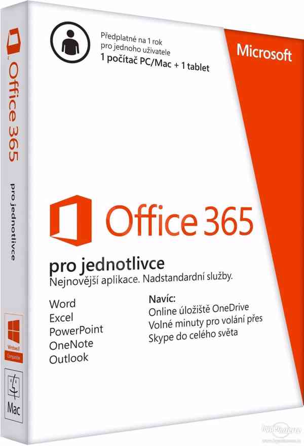 Microsoft Office 365 pro jednotlivce CZ - foto 1
