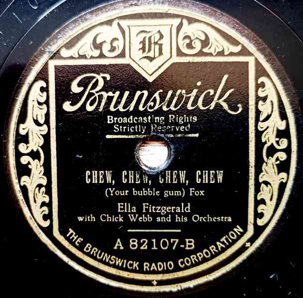 Ella Fitzgerald, gramodesky Brunswick, rok 1938/1939, šelak  - foto 5