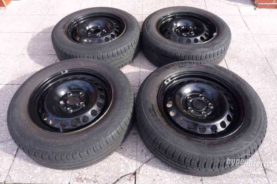 Škoda OCTAVIA2 5x112 6J ET47 195/65/15 LETNÍ 80% POKLICE - foto 2