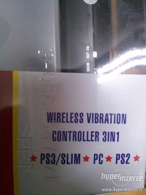 Bezdrátový ovladač Playstation 3 nový, zabalený - foto 2