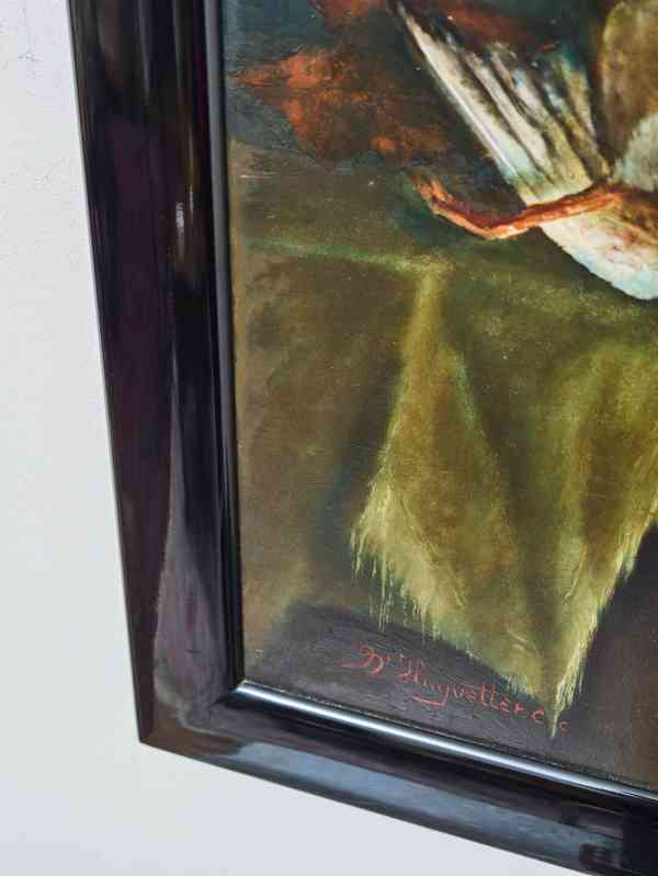 Lovecké zátiší. Olej. D. Huyvetter - foto 8