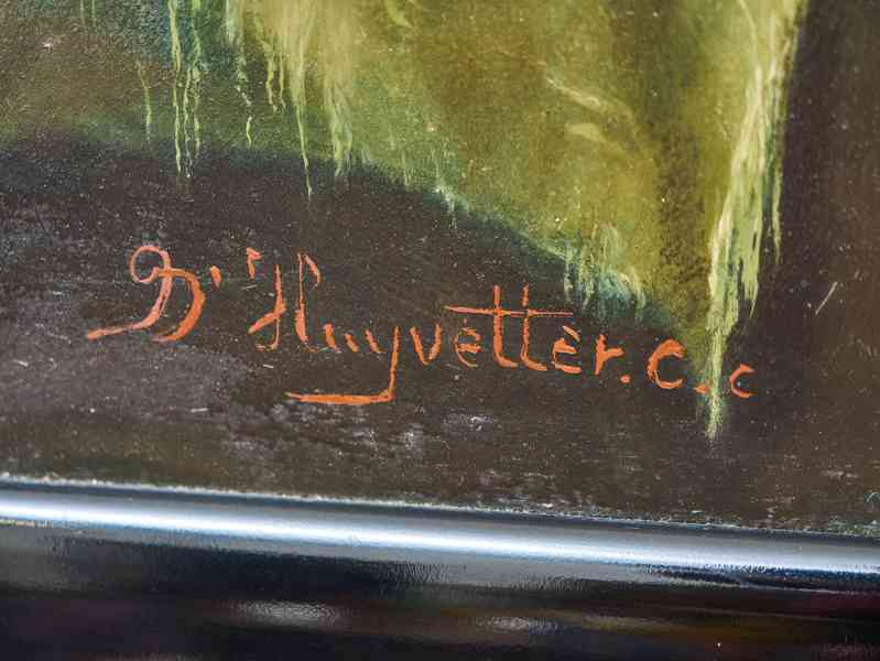 Lovecké zátiší. Olej. D. Huyvetter - foto 9