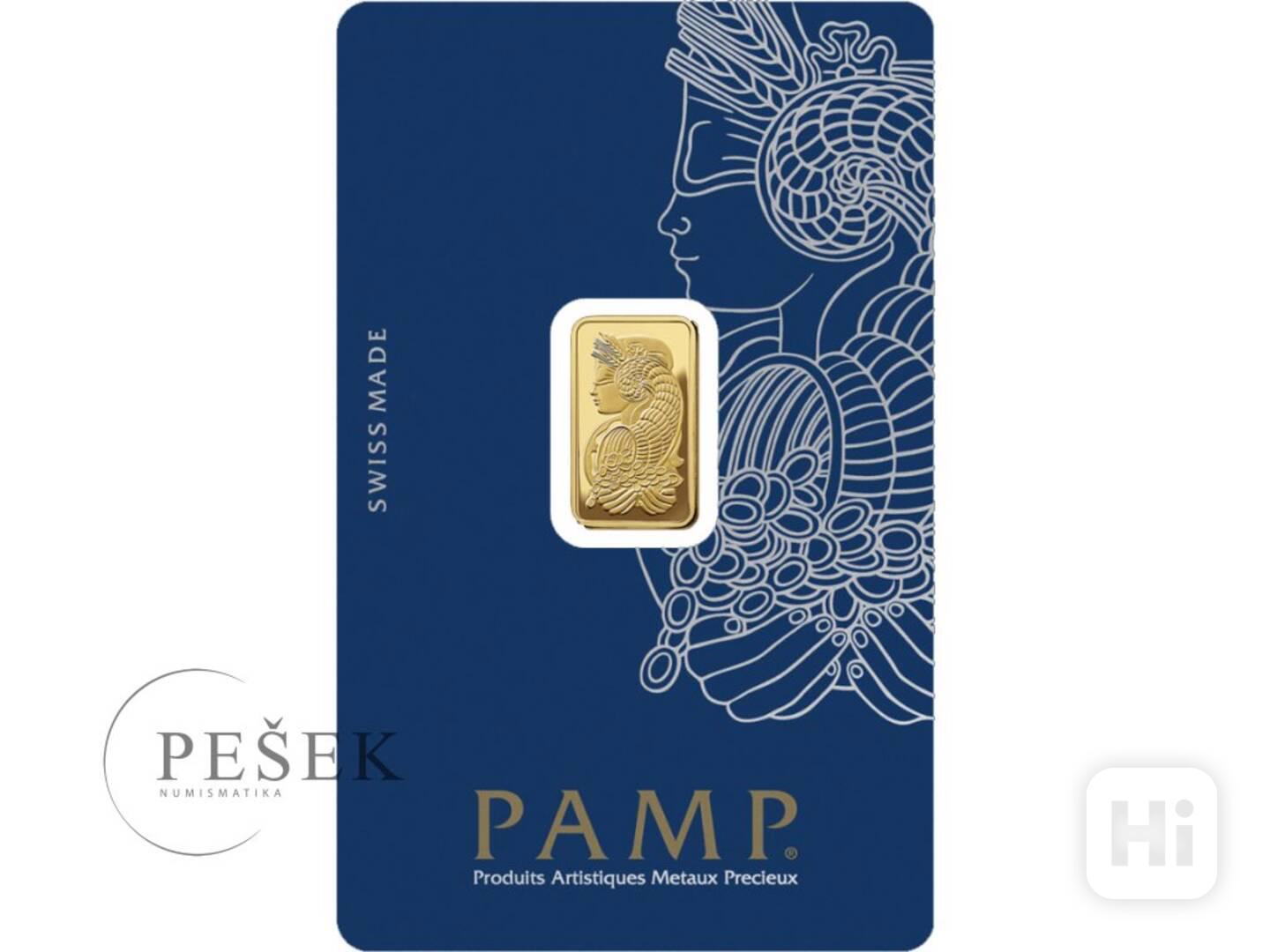 Zlatý investiční slitek PAMP (2,5g, Au 999,9/1000) - foto 1