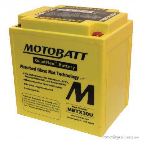 Motocyklová baterie MOTOBATT MBTX30U s technologií AGM - foto 1