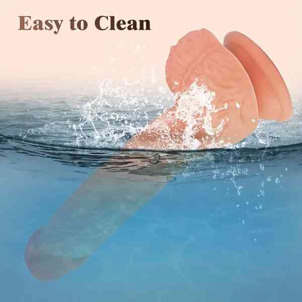 Realistický DILDO & Masturbátor – 18,5 cm - foto 6