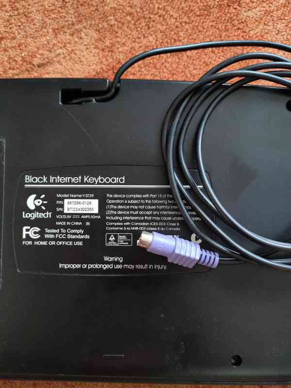 Klávesnice Logitech Y-ST39 + myš - PS/2 - foto 3