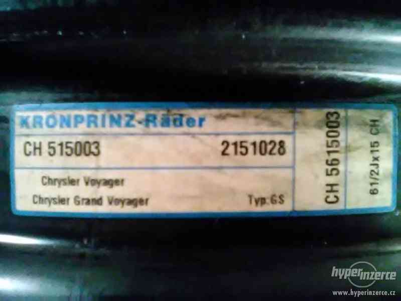Plechové disky Chrysler Woyager 15" sada 4ks ORIGINAL - foto 4