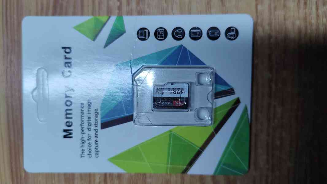 MicroSD card SanDisc 128 GB, 4K - nová - foto 1