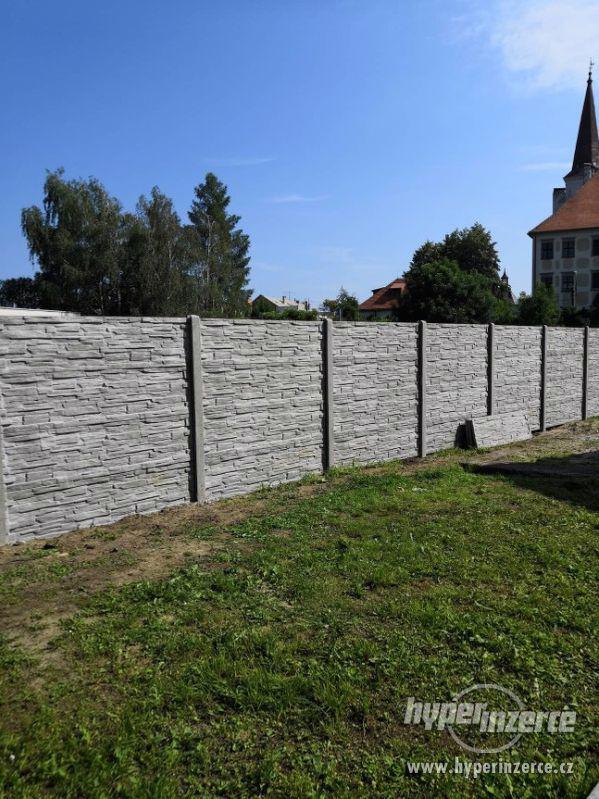 ploty z betonu s možnosti montáže - foto 5