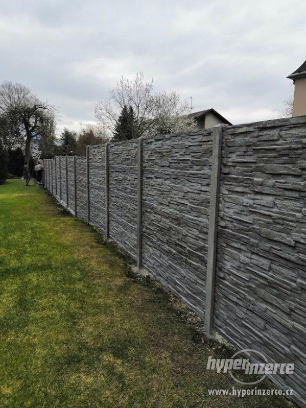 ploty z betonu s možnosti montáže - foto 6