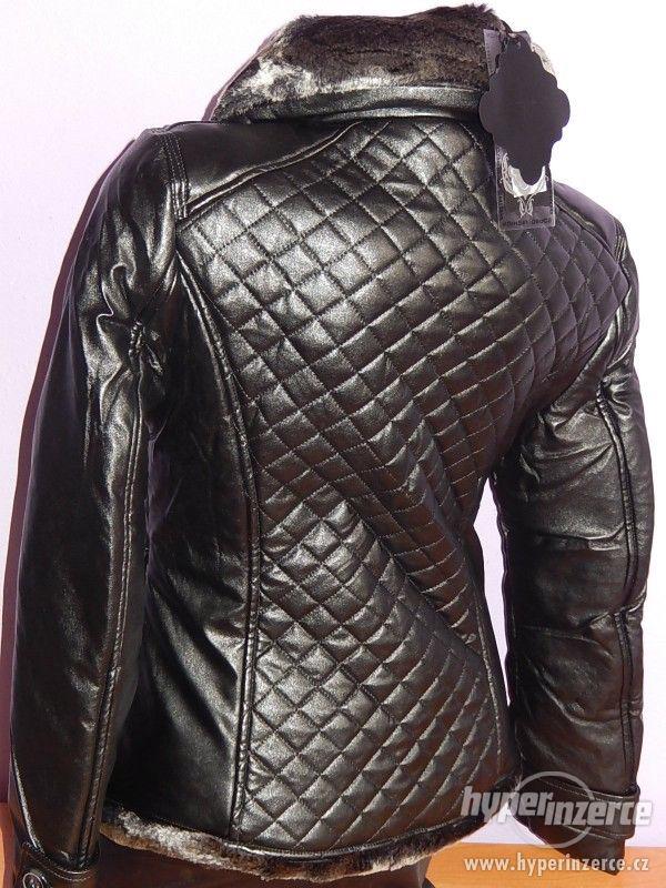 Nová dámská zimní bunda s kožešinovým lemováním - foto 2