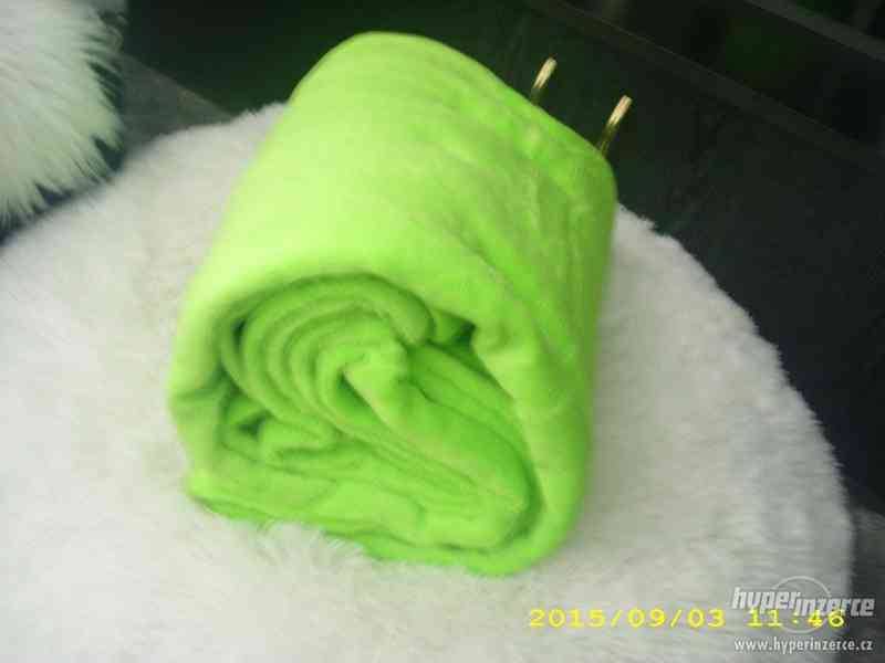 nová zelena deka mikrovlákno - foto 3