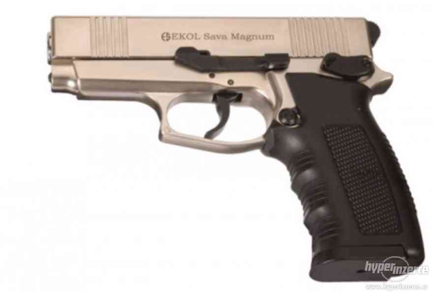 Plynová pistole Ekol Sava Magnum satén cal.9mm - foto 1