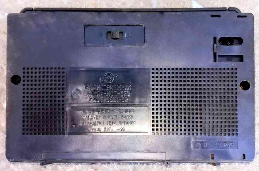 Tranzistorové rádio Alpinist 320 - foto 2