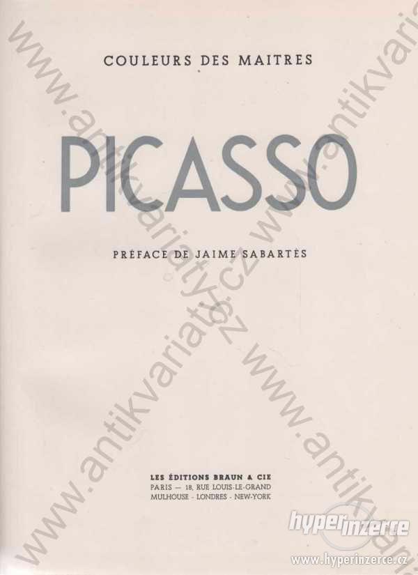 Picasso Couleurs des Maitres - Barvy mistrů 1946 - foto 1