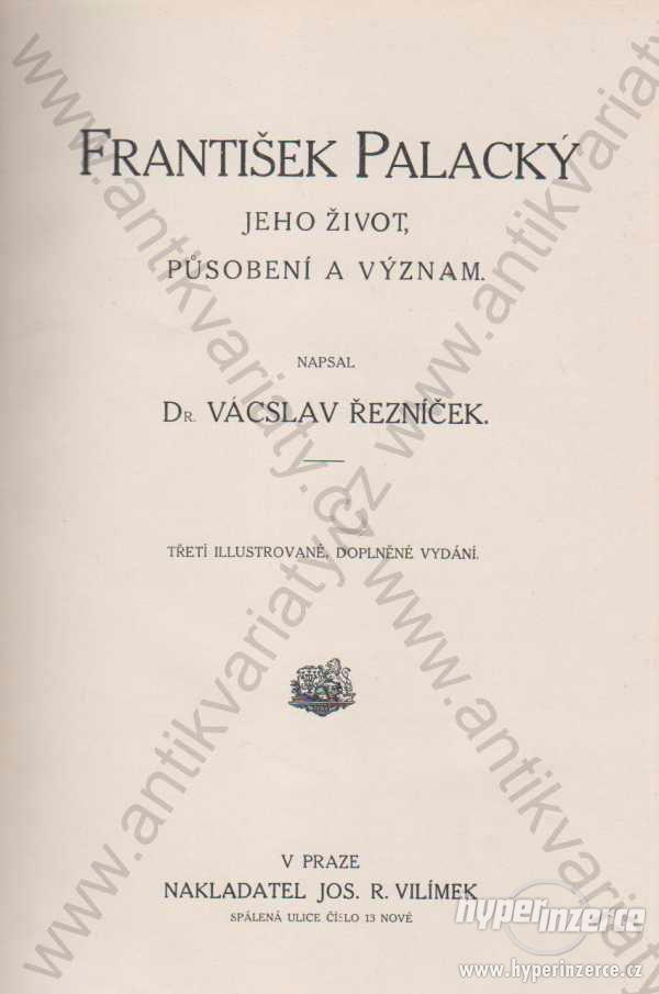František Palacký Vácslav Řezníček - foto 1