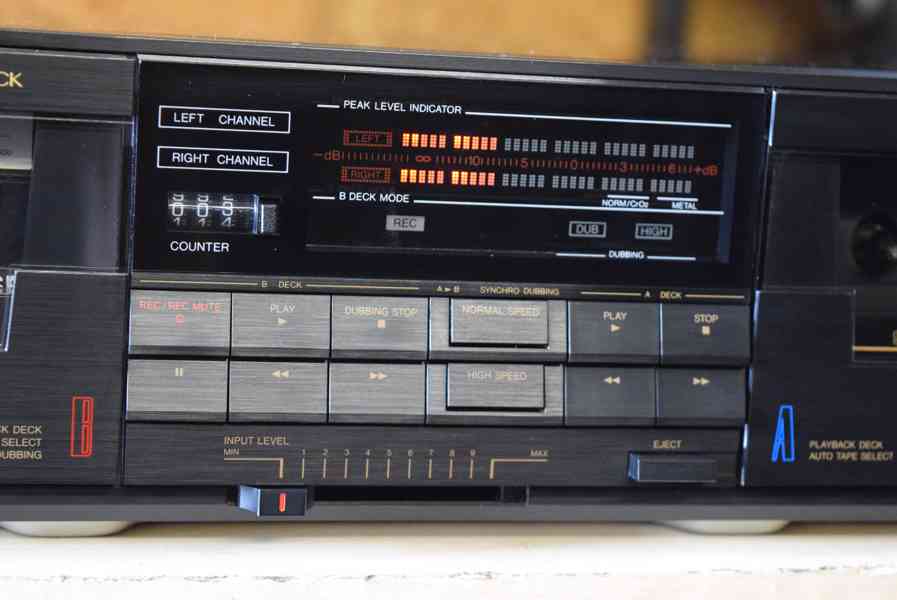 JVC TD-W330 LEVNÝ STEREO TAPE DECK !! - foto 3