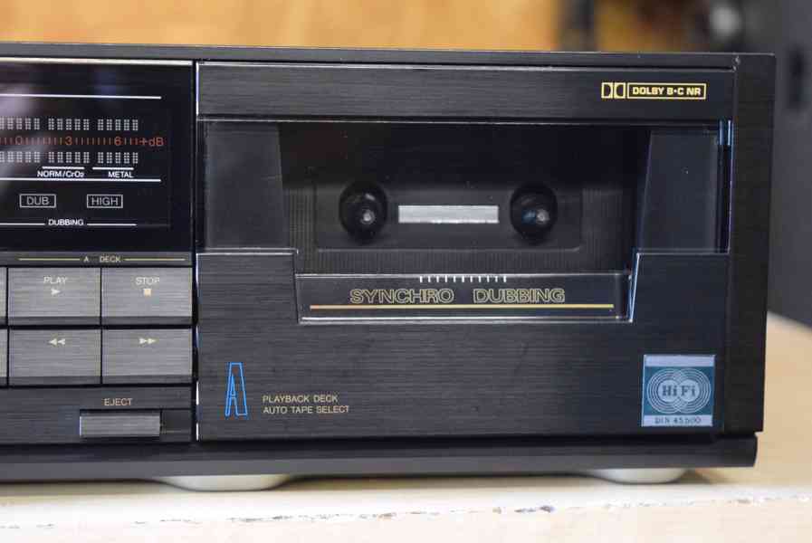 JVC TD-W330 LEVNÝ STEREO TAPE DECK !! - foto 4