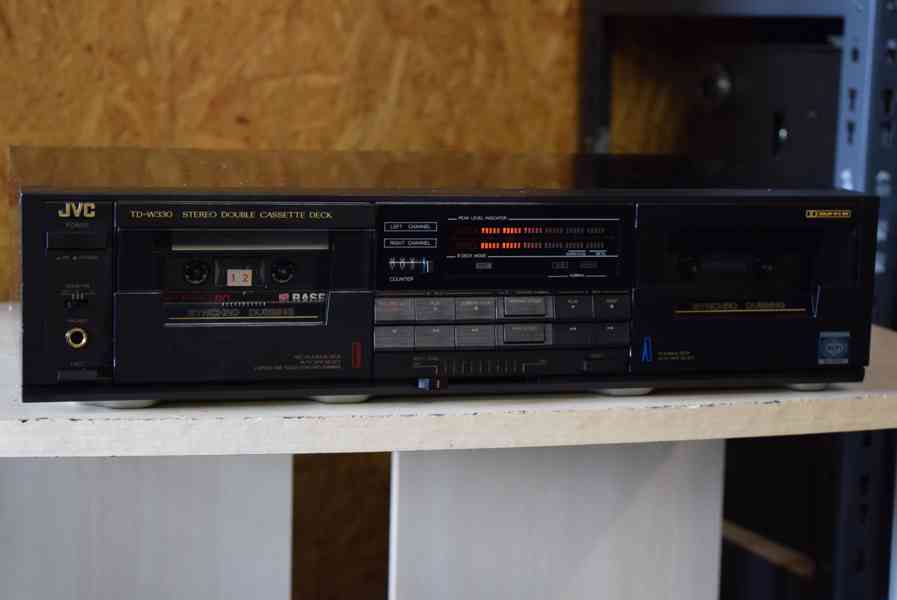 JVC TD-W330 LEVNÝ STEREO TAPE DECK !! - foto 1