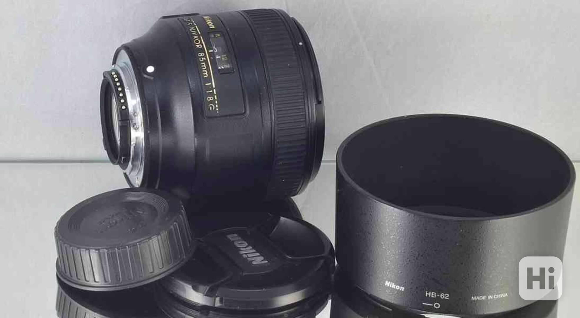 Nikon AF-S 85mm f/1.8 G **FX. Pevný Portrétový*UV - foto 1