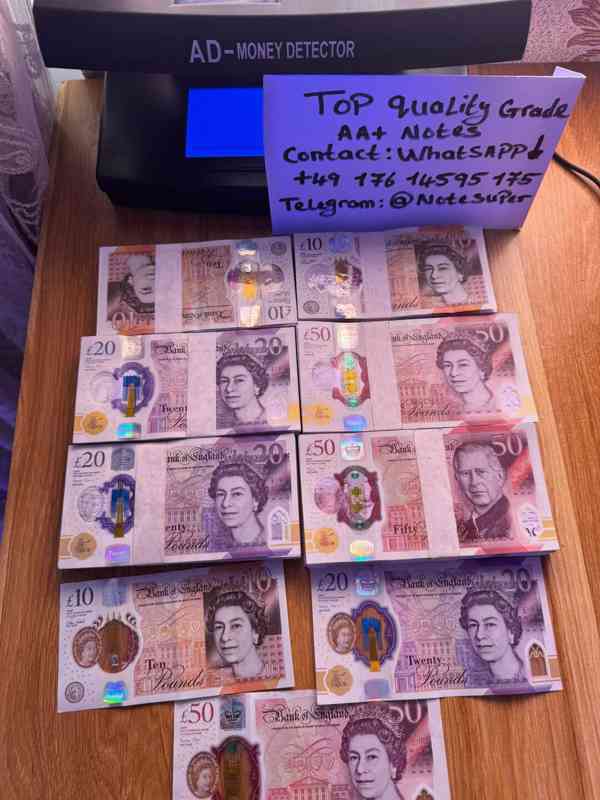 whatsapp +49 176 14595175  - Buy Counterfeit British Pounds 