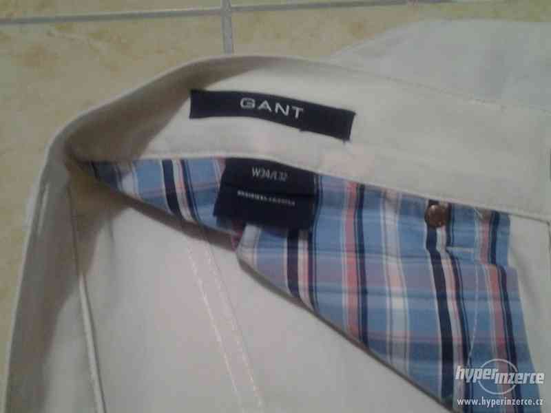 Béžové kalhoty Gant. - foto 2