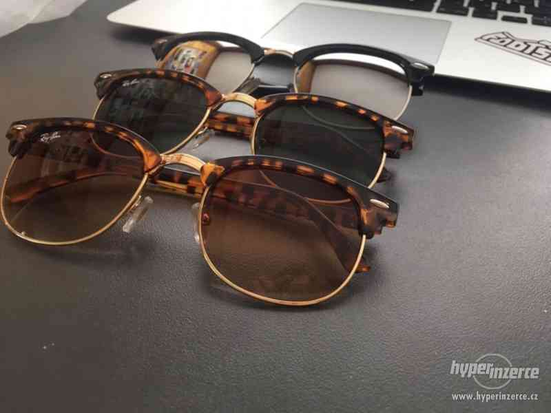 Nové luxusní sluneční brýle Rayban, Ray Ban clubmaster - foto 2