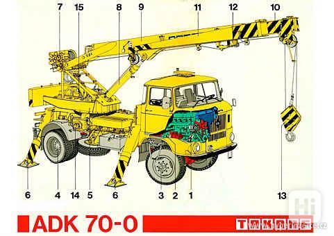CAMION D'AUTREFOIS - N°82 - IFA W50 adk (1965-1990) - GRUE DE LEVAGE - 1/43