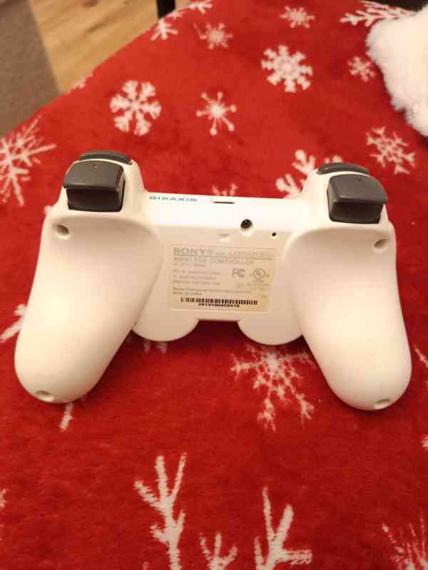ps3 ovladač bílý original 850kč. - foto 2