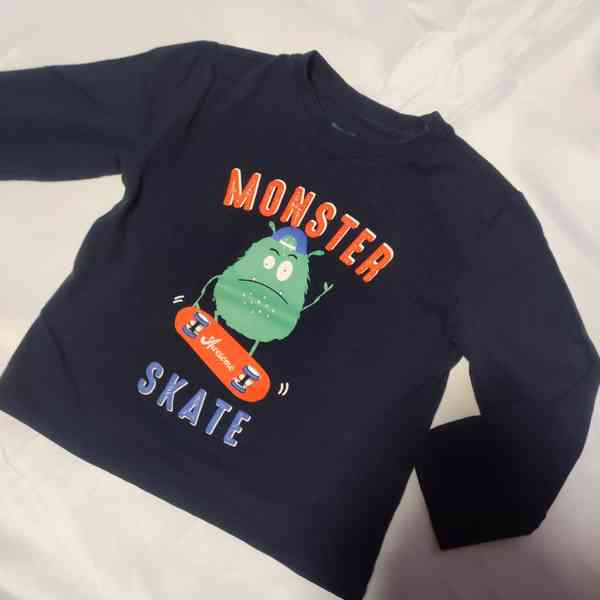 Dětské tričko Monster Skate, vel. 98 - foto 2