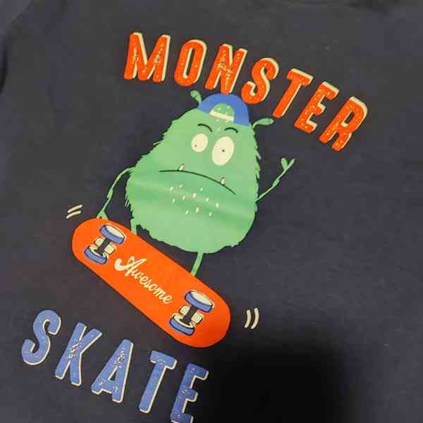 Dětské tričko Monster Skate, vel. 98 - foto 3