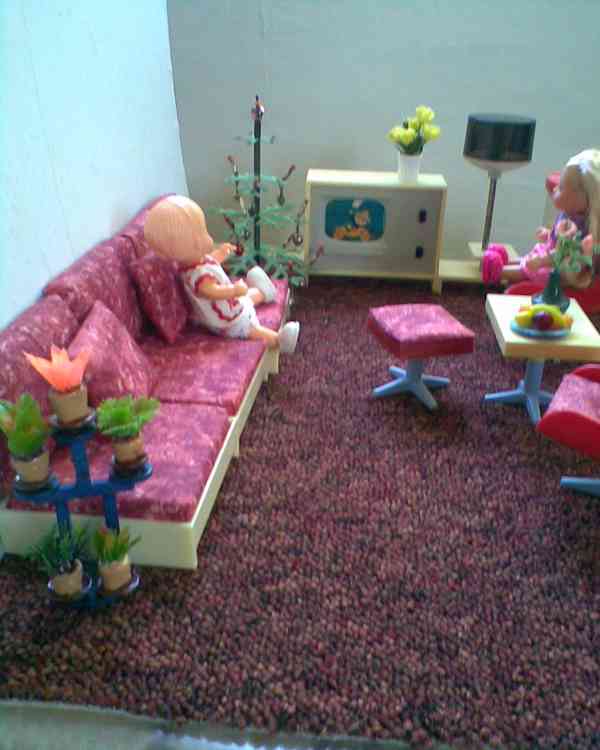 Retro nábyteček, panenky, zvířátka  - foto 5