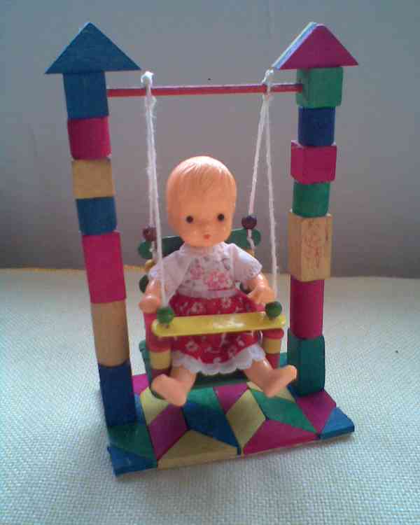 Retro nábyteček, panenky, zvířátka  - foto 16