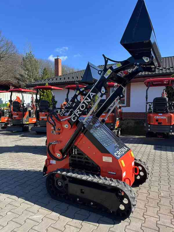 Smykový mininakladač CRONA HN380, 890 kg AKCE! - foto 7