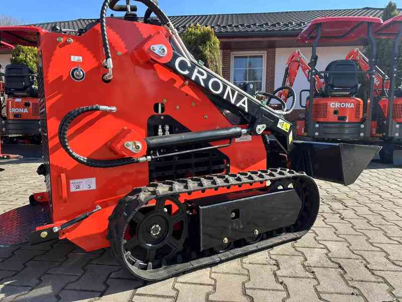 Smykový mininakladač CRONA HN380, 890 kg AKCE! - foto 3