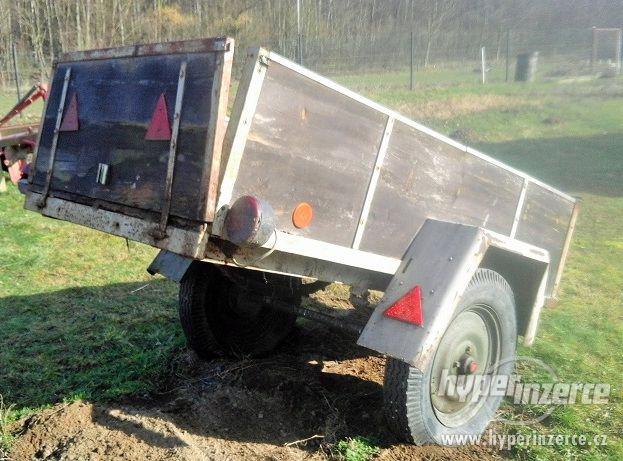 vlečka za traktor jednonápravová - foto 1