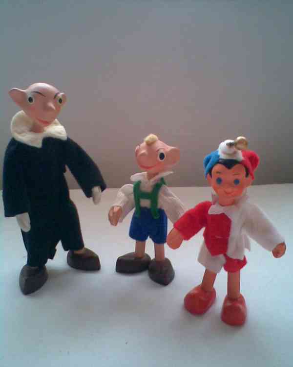 Retro postavičky figurky - foto 2