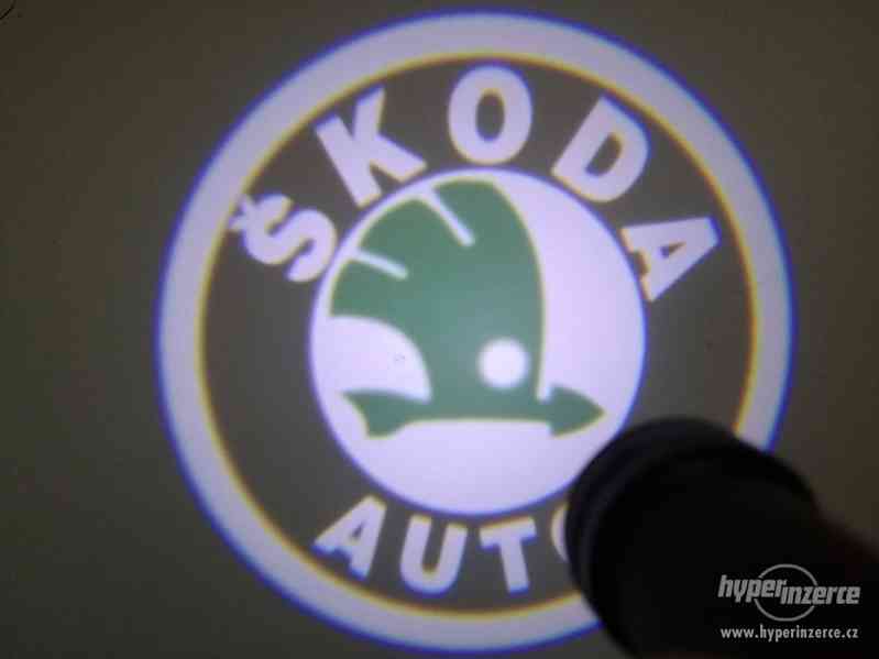 Led logo projektor pro: Škoda,VW,Seat,Audi,Alfa,Bmw,Saab - foto 1