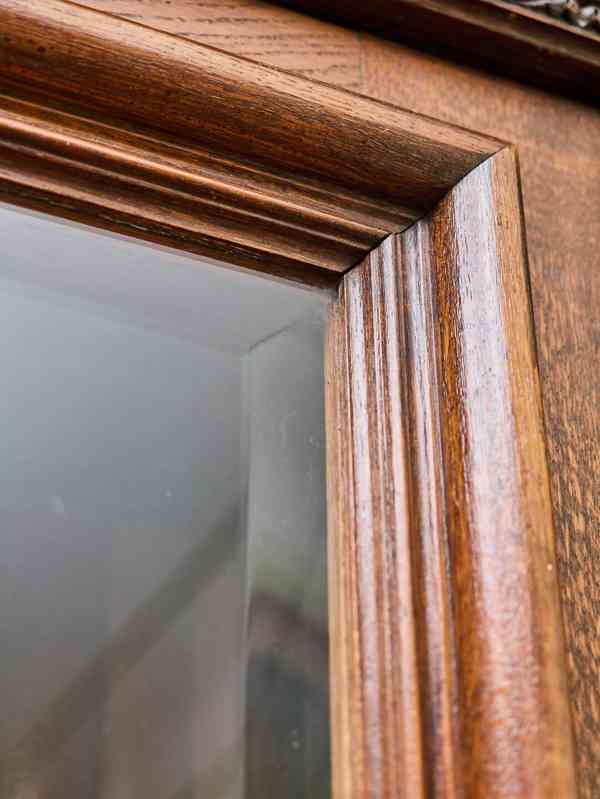 Masivní dubová knihovna v renesančním stylu, 19. století - foto 7