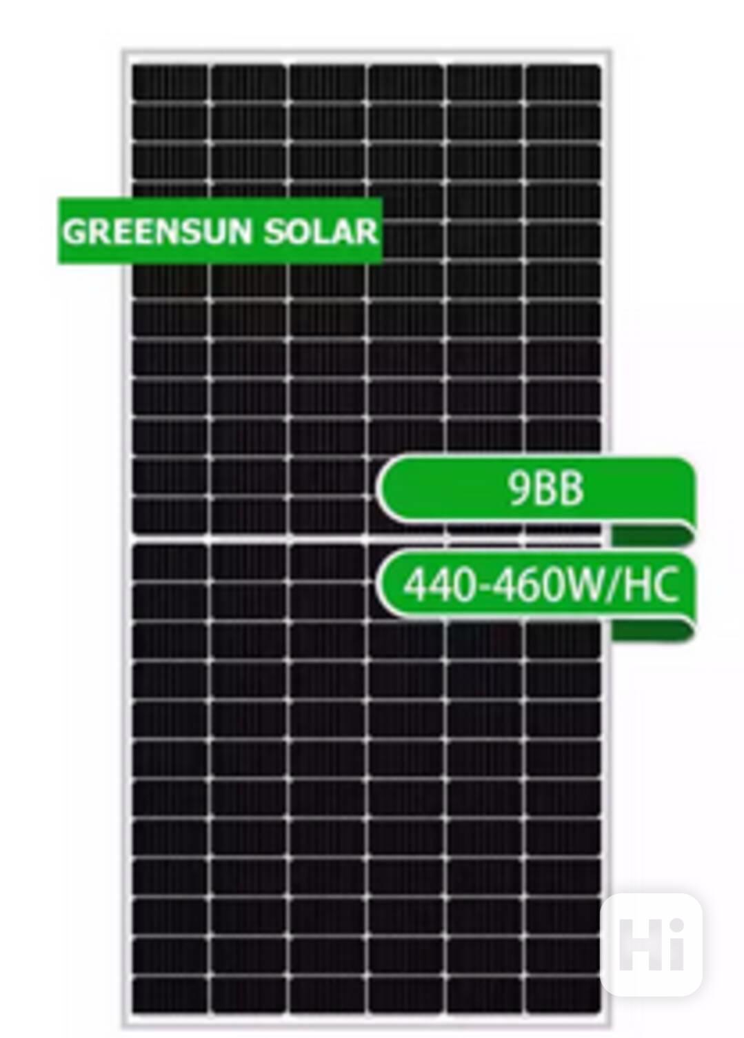 Fotovoltaické solární panely Greensun, model GSM460-72HC - foto 1