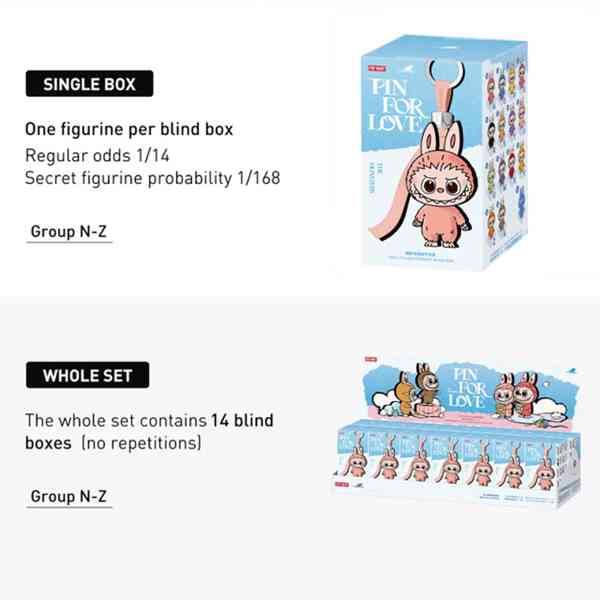 Labubu – Pin for Love (N–Z) originální - foto 5